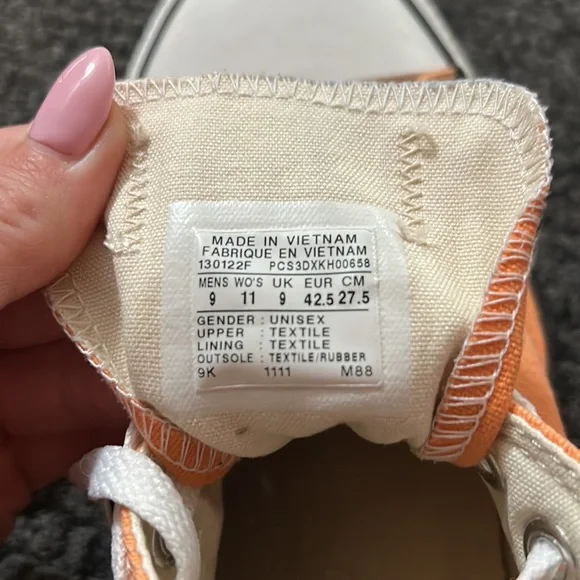 Converse All Star Light Orange Sneakers - Picture 10 of 14